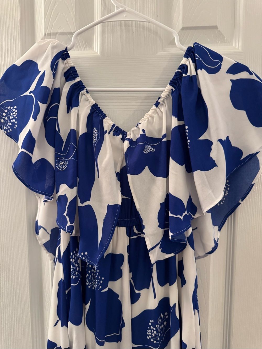 NEW Sugarlips Floral Maxi Off Shoulder Dress Sz S Boho Coastal Granddaughter - Picture 9 of 13